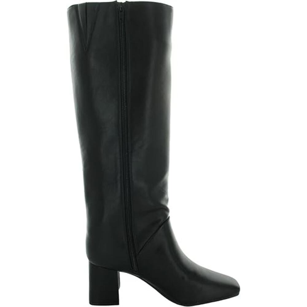 On 34th Womens Millerr Faux Leather Knee-High Boots Black size 7.5M.